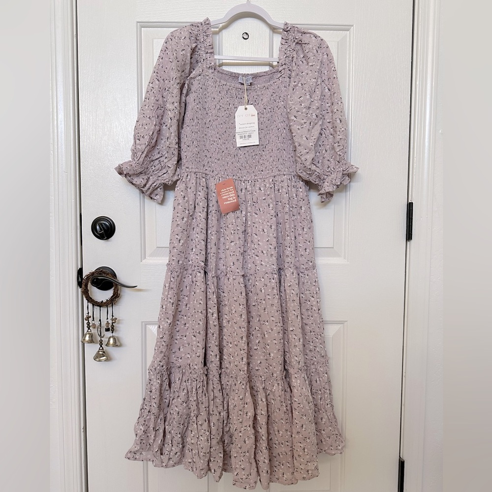 Ivy City Madeleine Dress in Purple Size Medium